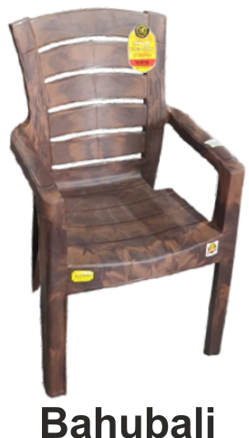 Bahubali Chair Anmol Bahubali Chair – Heavy-Duty Plastic Arm Chair for Home, Outdoor & Commercial Use - Image 1