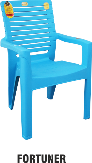 Fortuner Chair Blue Anmol Fortuner Chair – Durable Plastic Arm Chair for Home, Outdoor & Commercial Use - Image 1