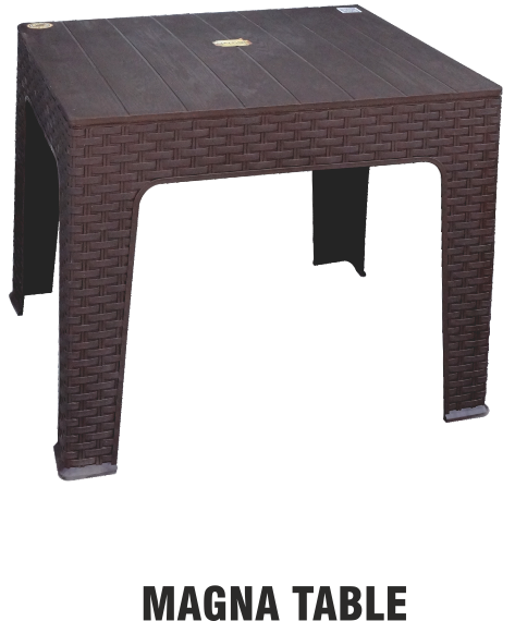Magna Table Anmol Chairs Magna Table – Premium Square Plastic Table - Image 1
