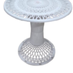 Anmol Chairs Net Round Dining Table – Elegant Woven Design | Durable & Stylish Round Table