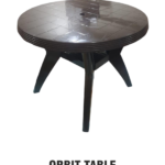 Anmol Chairs Orbit Dining Table – Heavy-Duty Round Plastic Table for Home & Outdoor Use